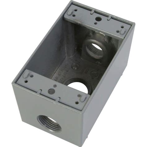 deep exterior electrical box|single gang deep electrical box.